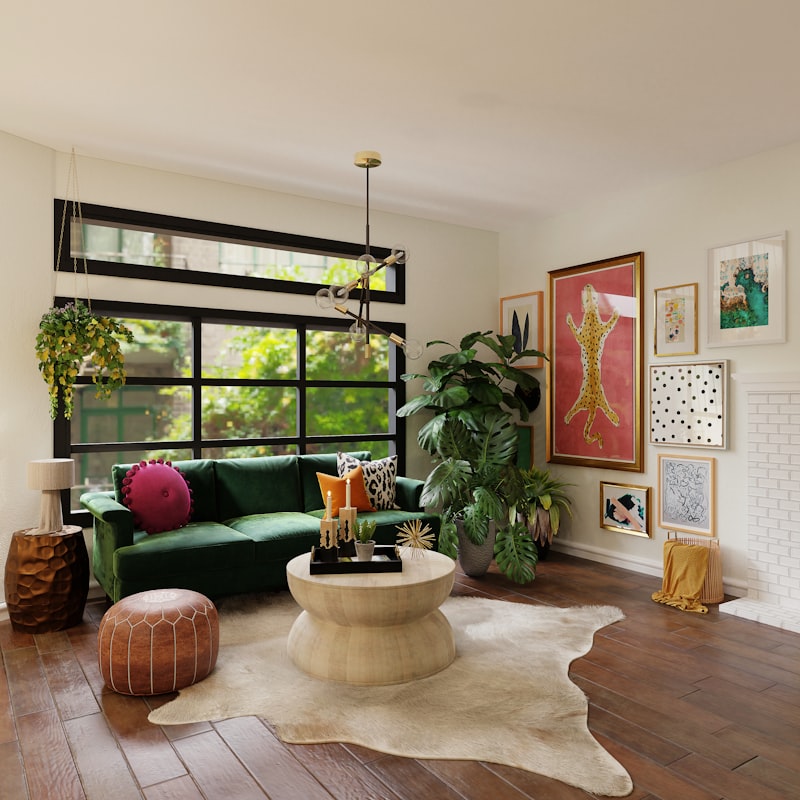 Modern London flat interior