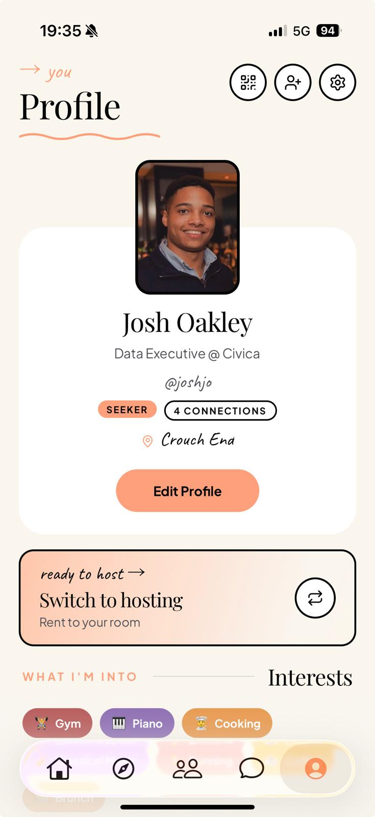 LetsLoop - Profile